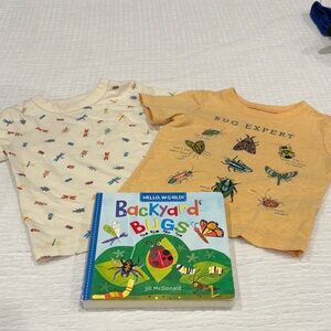 Carter’s & Joe Fresh  Bug-Print Toddler T-Shirts with Bug Book